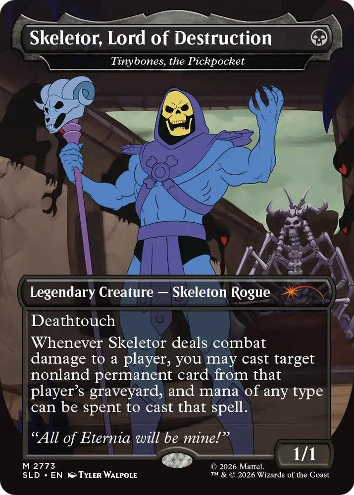 Skeletor, Lord of Destruction - Tinybones, the Pickpocket [Secret Lair Drop Series] Magic: The Gathering