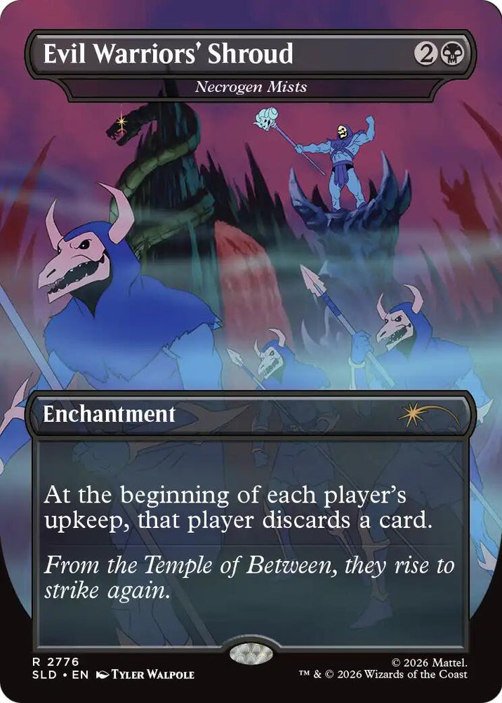 Evil Warriors' Shroud - Necrogen Mists [Secret Lair Drop Series] Magic: The Gathering
