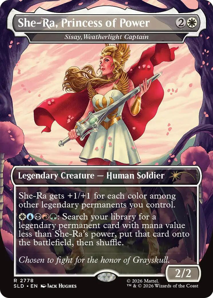 She-Ra, Princess of Power - Sisay, Weatherlight Captain [Secret Lair Drop Series] Magic: The Gathering