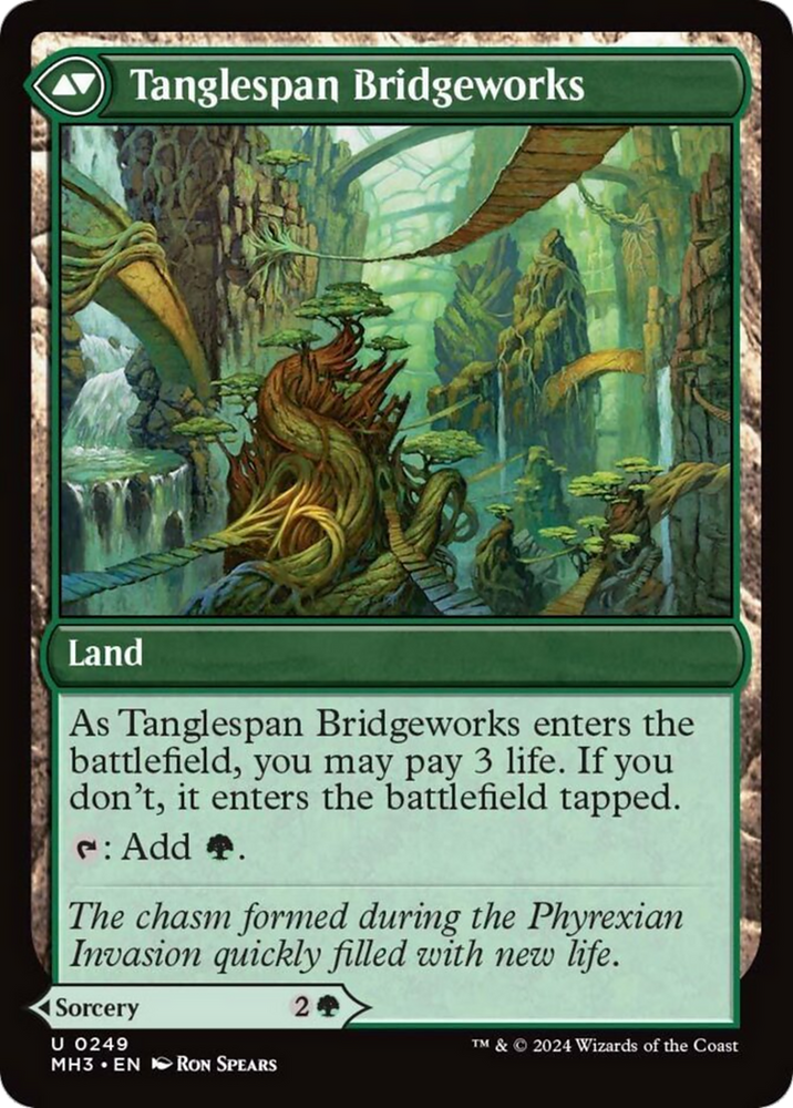 Bridgeworks Battle // Tanglespan Bridgeworks [Modern Horizons 3] Magic: The Gathering