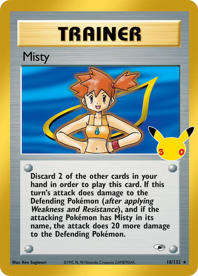 Misty (18/132) [Mega Evolution: 30th Celebration Classic Collection] Pokémon