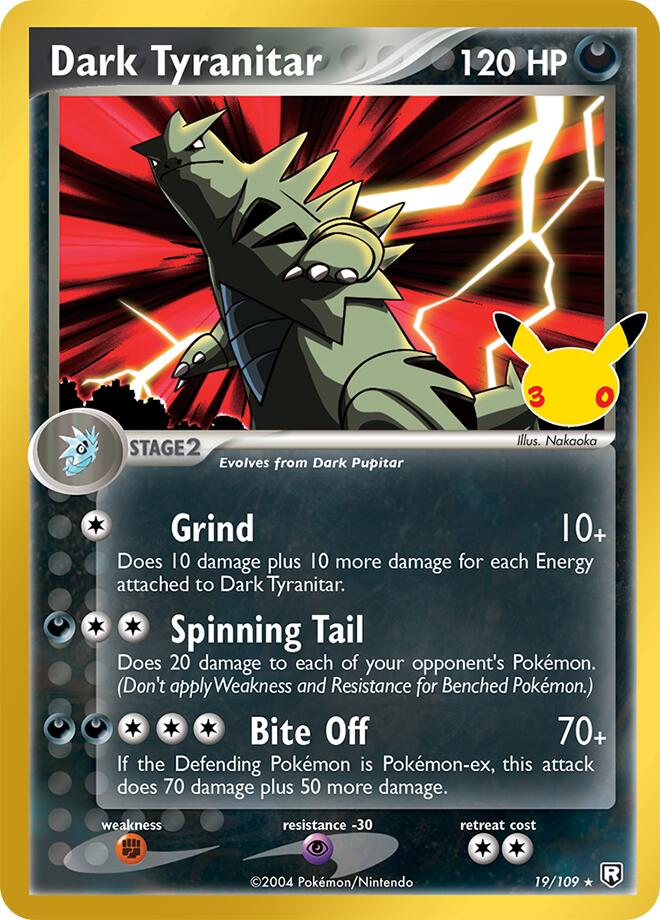 Dark Tyranitar (19/109) [Mega Evolution: 30th Celebration Classic Collection] Pokémon