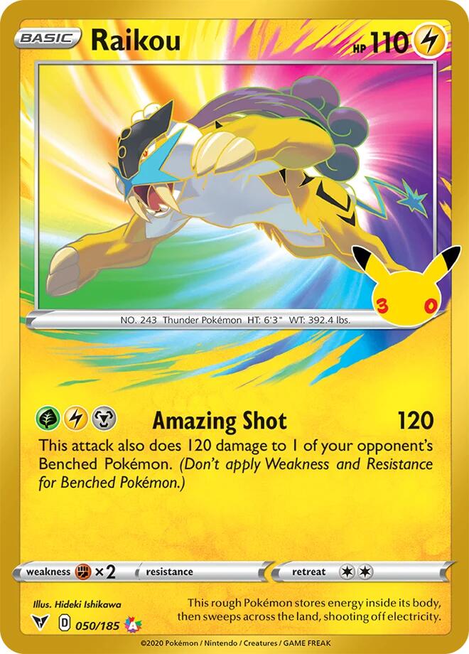 Raikou (050/185) [Mega Evolution: 30th Celebration Classic Collection] Pokémon