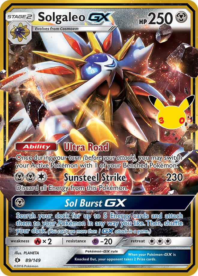 Solgaleo GX (89/149) [Mega Evolution: 30th Celebration Classic Collection] Pokémon