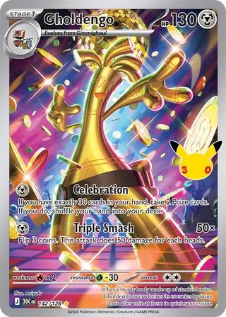 Gholdengo (142/128) [Mega Evolution: 30th Celebration] Pokémon