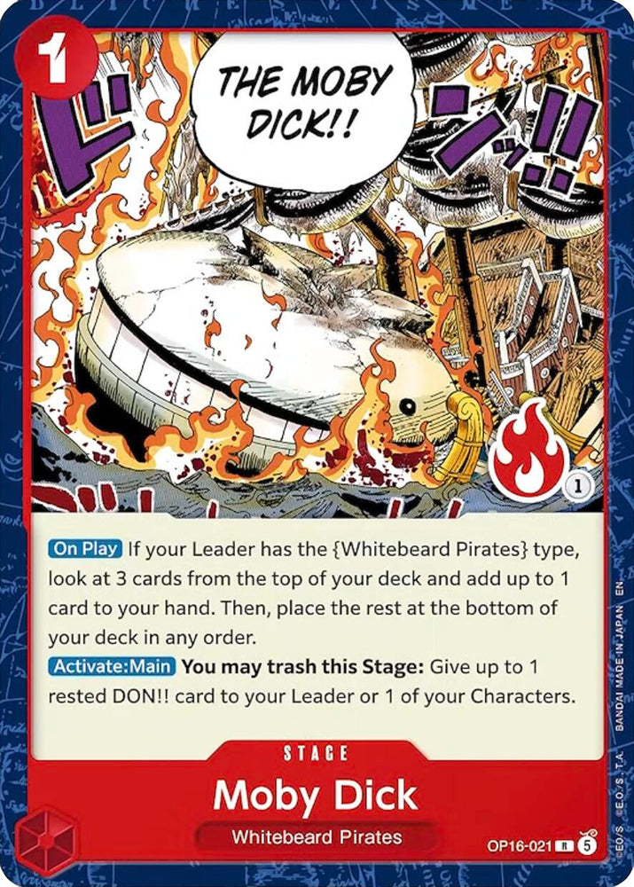 Moby Dick (Ace Deck) [Set Sail Deck Set] Bandai