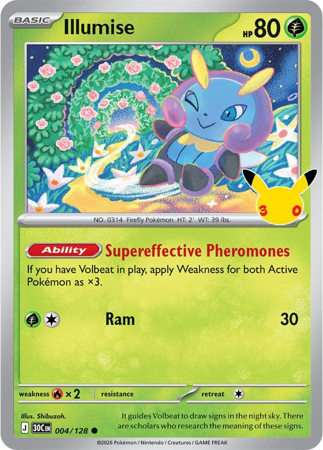 Illumise (004/128) [Mega Evolution: 30th Celebration] Pokémon
