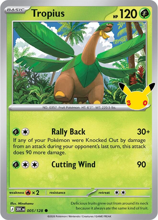 Tropius (005/128) [Mega Evolution: 30th Celebration] Pokémon