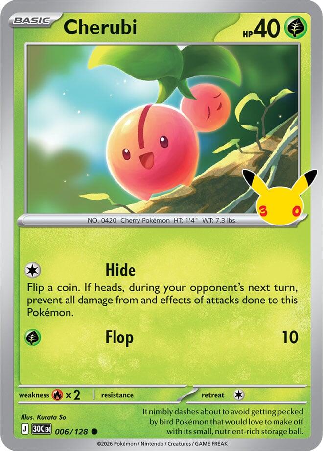 Cherubi (006/128) [Mega Evolution: 30th Celebration] Pokémon
