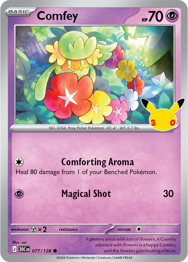 Comfey (077/128) [Mega Evolution: 30th Celebration] Pokémon