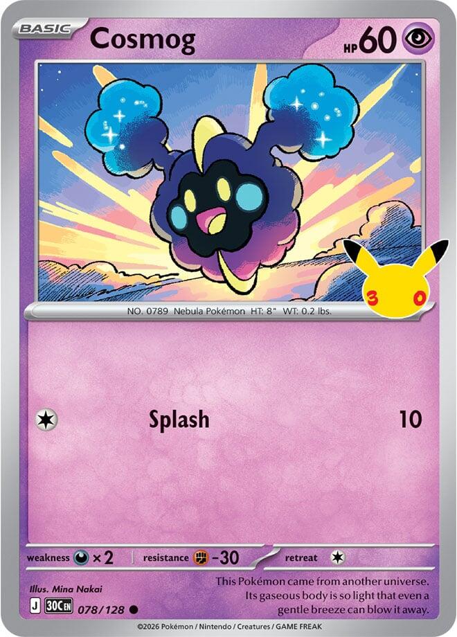 Cosmog (078/128) [Mega Evolution: 30th Celebration] Pokémon