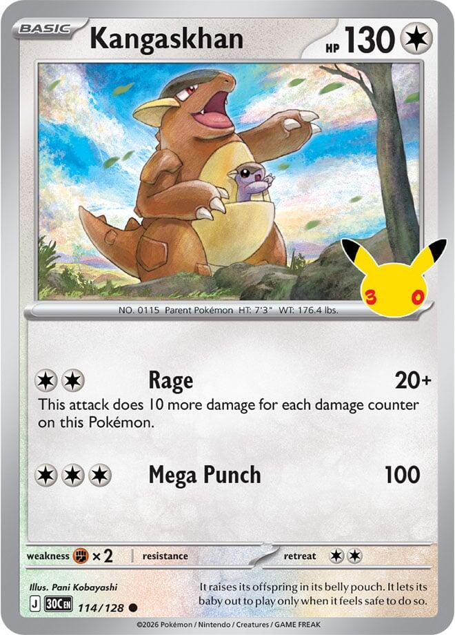 Kangaskhan (114/128) [Mega Evolution: 30th Celebration] Pokémon