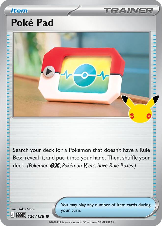 Poke Pad (126/128) [Mega Evolution: 30th Celebration] Pokémon