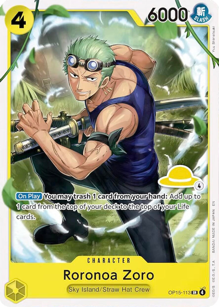 Roronoa Zoro (Luffy Deck) [Set Sail Deck Set] Bandai