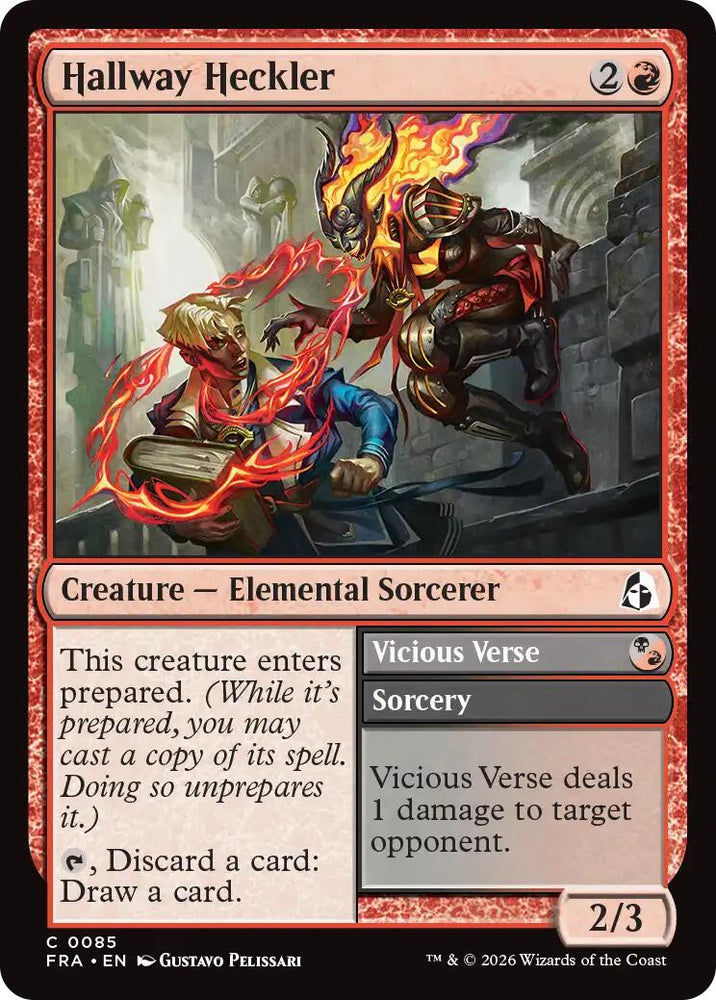 Hallway Heckler [Reality Fracture] Magic: The Gathering