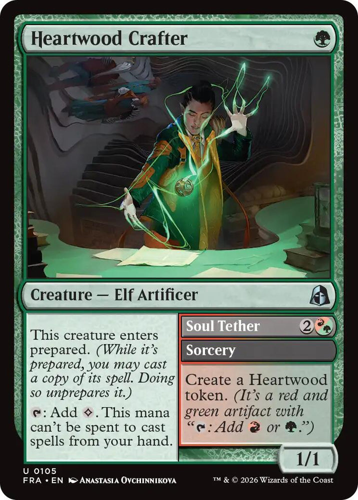Heartwood Crafter [Reality Fracture] Magic: The Gathering