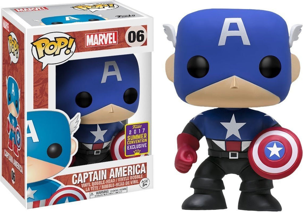 Funko POP! Captain America #06 (2017 Summer Convention Exclusive) FUNKO