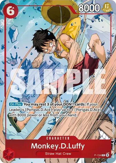 Monkey.D.Luffy (Premium Card Collection -Flame-Flame Fruit Coliseum Edition-) [One Piece Promotion Cards] Bandai