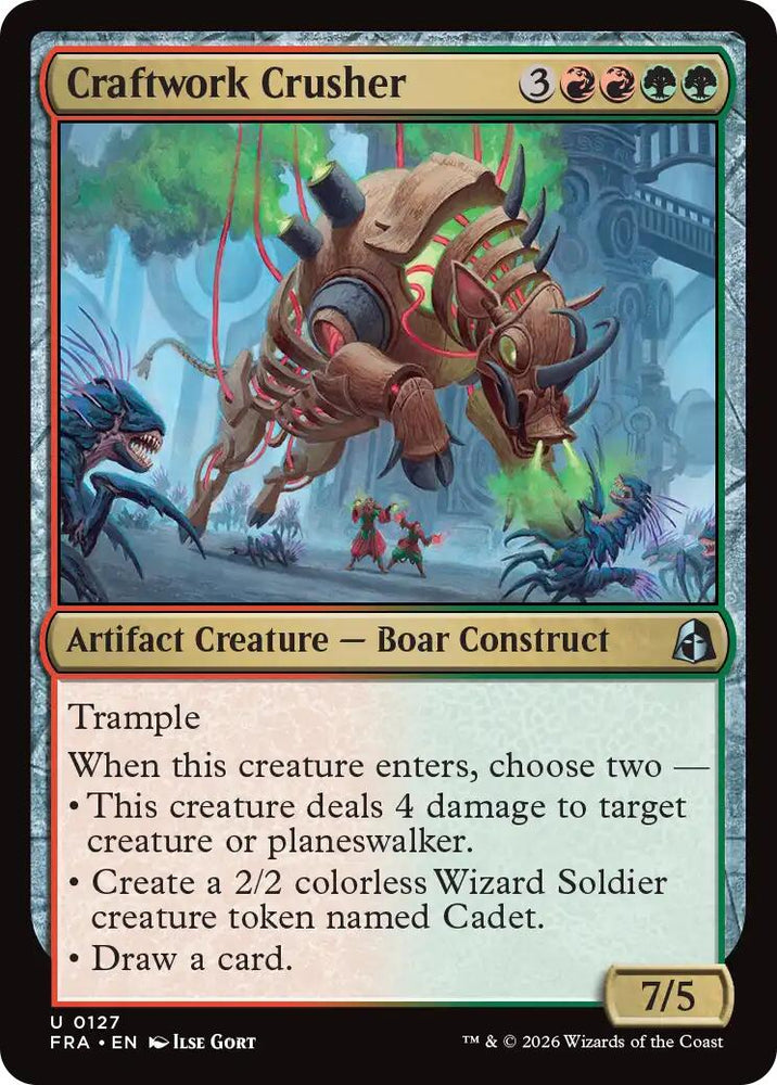 Craftwork Crusher [Reality Fracture] Magic: The Gathering
