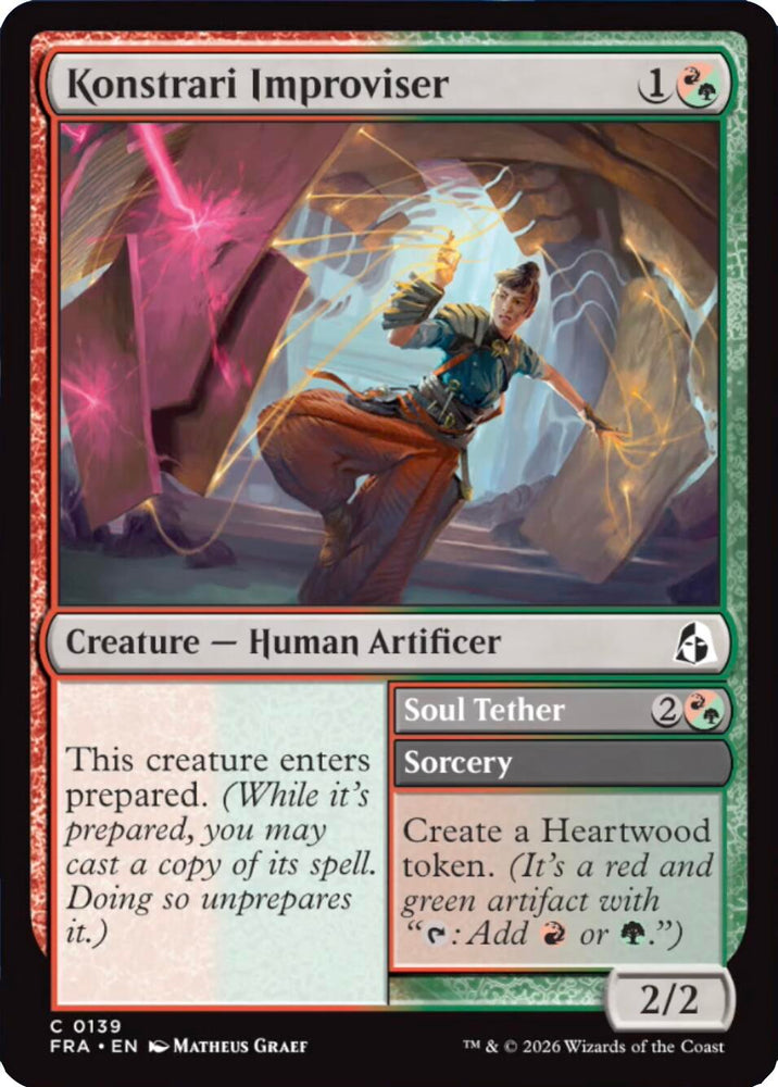 Konstrari Improviser [Reality Fracture] Magic: The Gathering