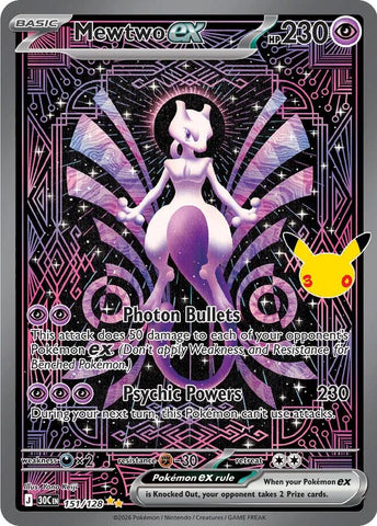 Mewtwo ex (151/128) [Mega Evolution: 30th Celebration] Pokémon