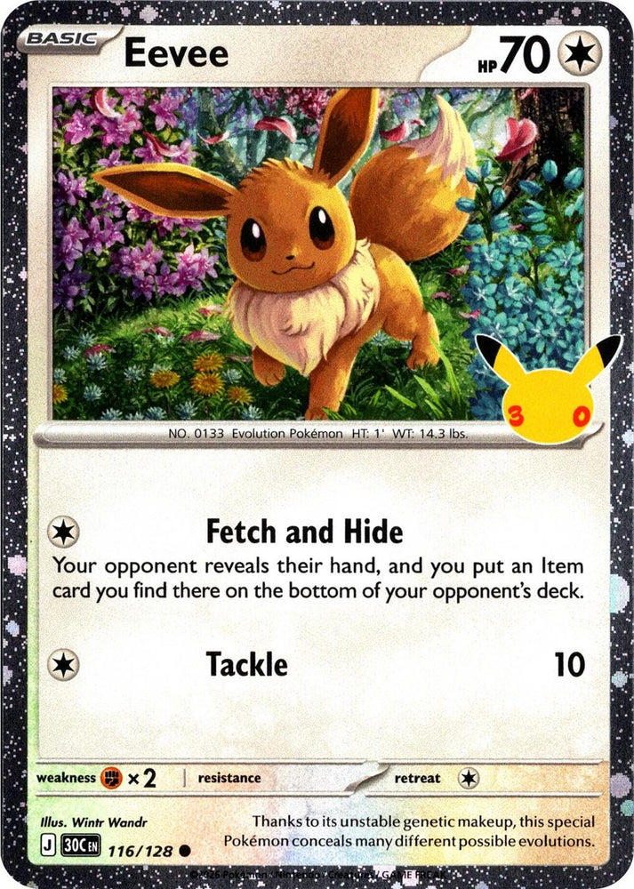 Eevee (116/128) (30th Celebration) [Mega Evolution: 30th Celebration] Pokémon