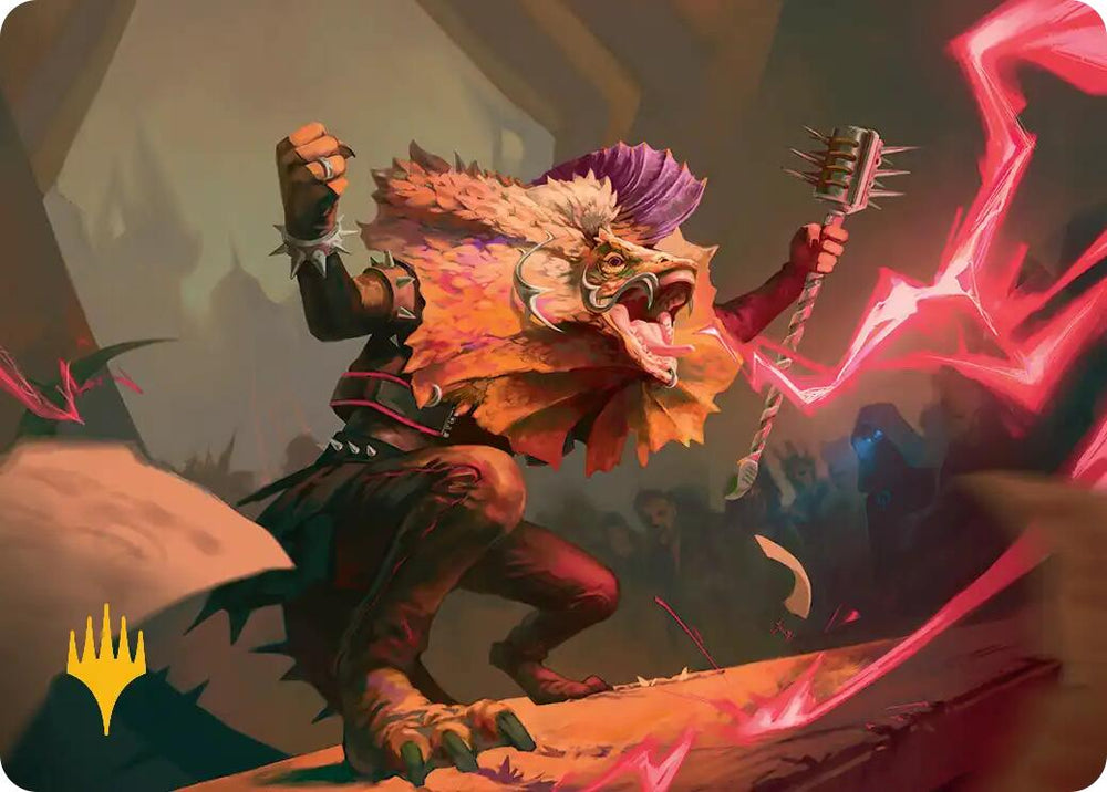Master of Barbs Art Card (Gold-Stamped) [Reality Fracture Art Series] Magic: The Gathering