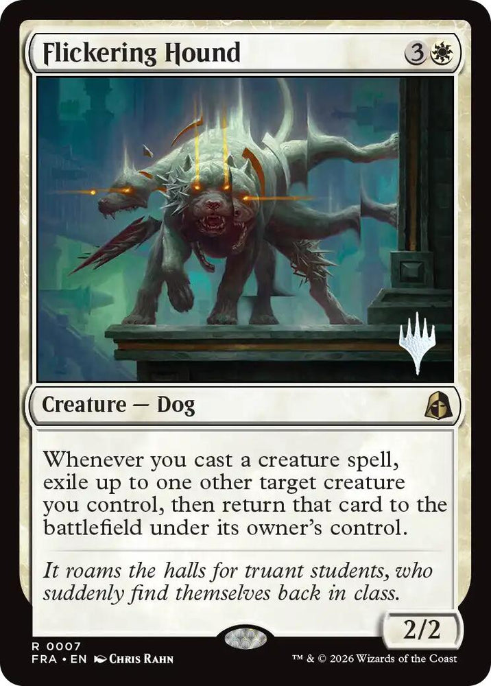 Flickering Hound [Reality Fracture Promos] Magic: The Gathering