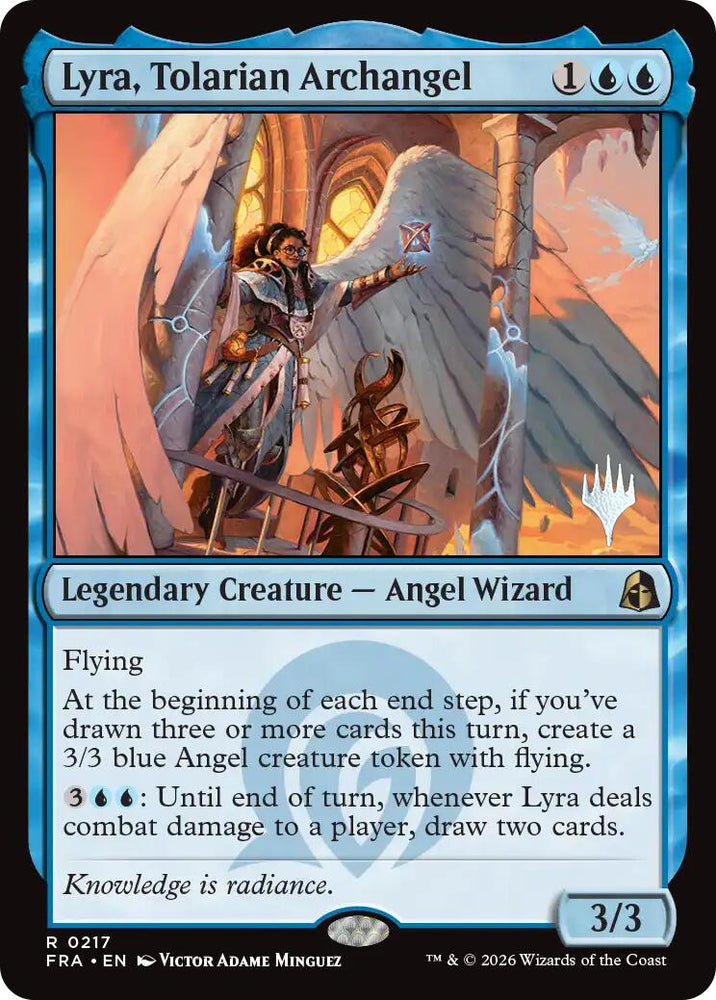 Lyra, Tolarian Archangel [Reality Fracture Promos] Magic: The Gathering