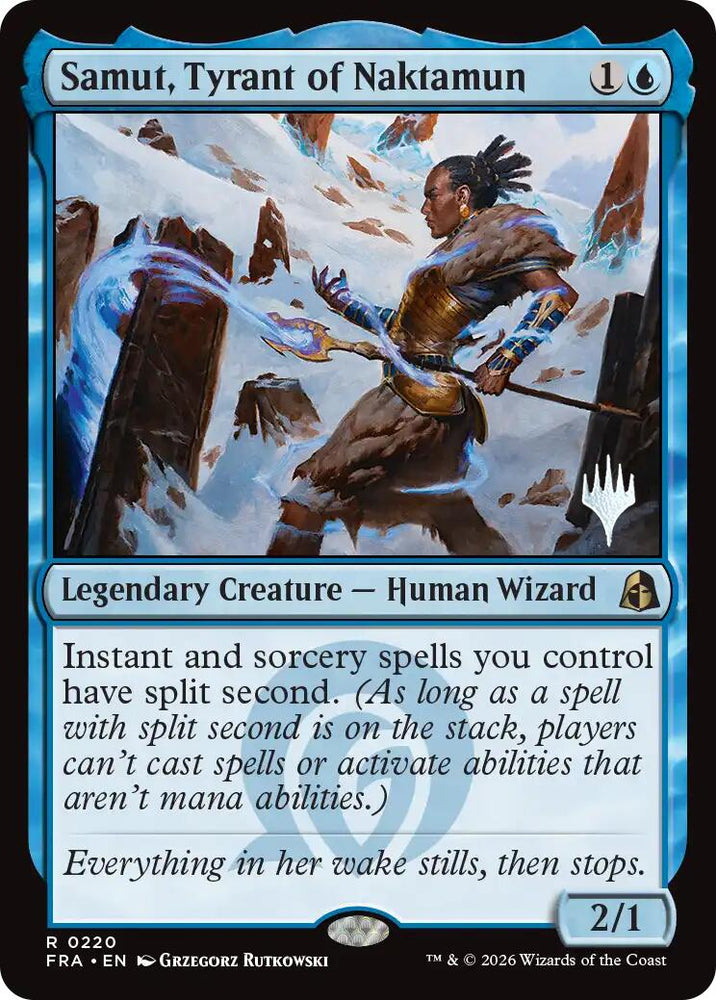 Samut, Tyrant of Naktamun [Reality Fracture Promos] Magic: The Gathering