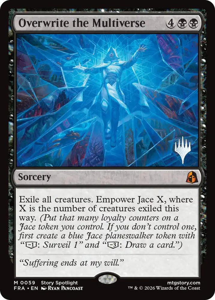 Overwrite the Multiverse [Reality Fracture Promos] Magic: The Gathering