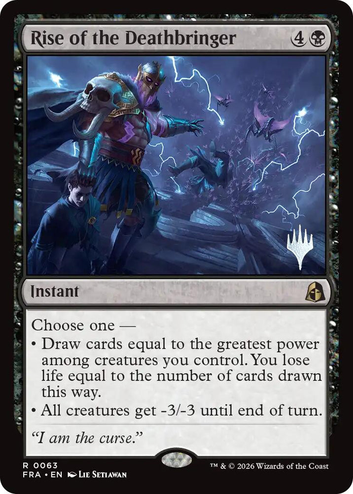 Rise of the Deathbringer [Reality Fracture Promos] Magic: The Gathering
