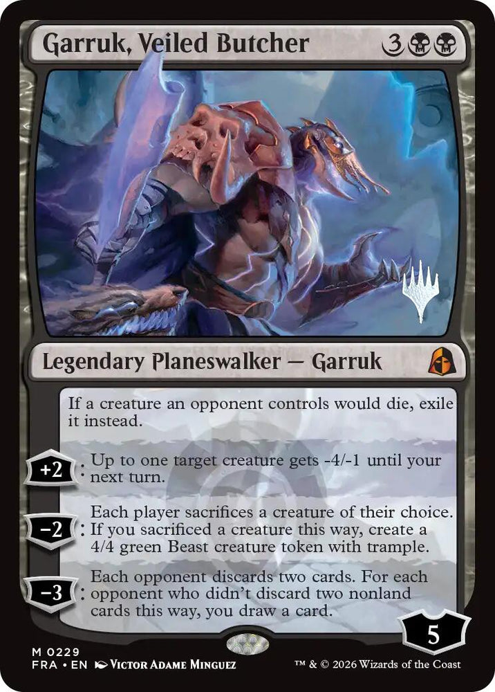 Garruk, Veiled Butcher [Reality Fracture Promos] Magic: The Gathering