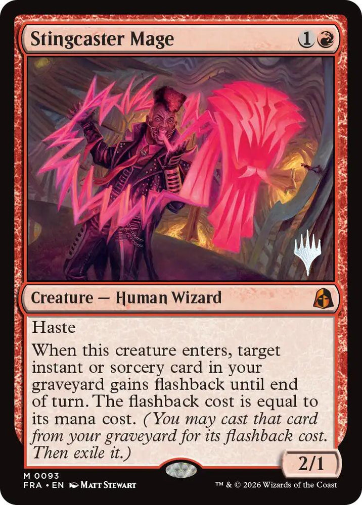 Stingcaster Mage [Reality Fracture Promos] Magic: The Gathering