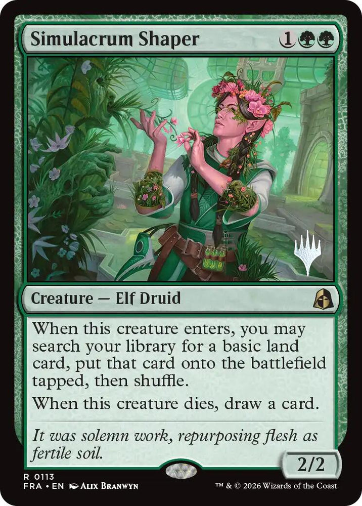 Simulacrum Shaper [Reality Fracture Promos] Magic: The Gathering