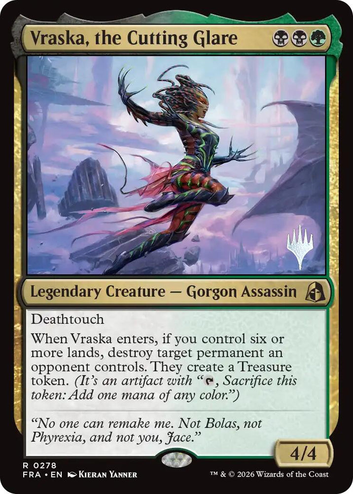 Vraska, the Cutting Glare [Reality Fracture Promos] Magic: The Gathering
