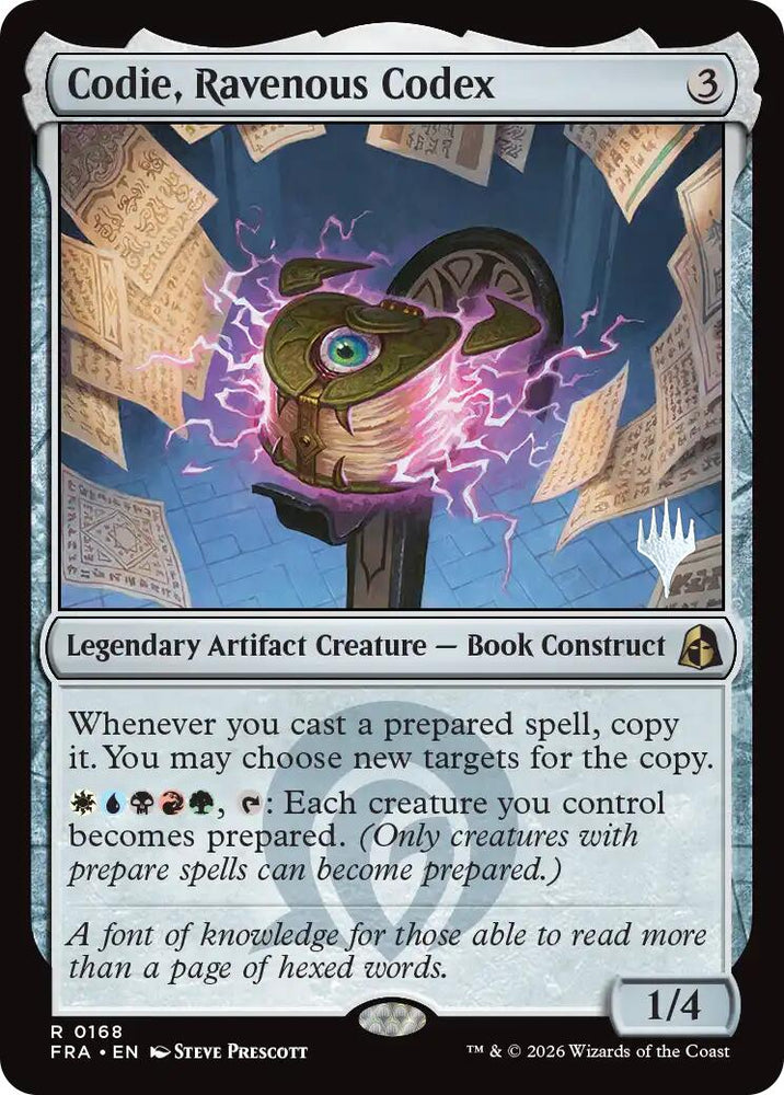 Codie, Ravenous Codex [Reality Fracture Promos] Magic: The Gathering