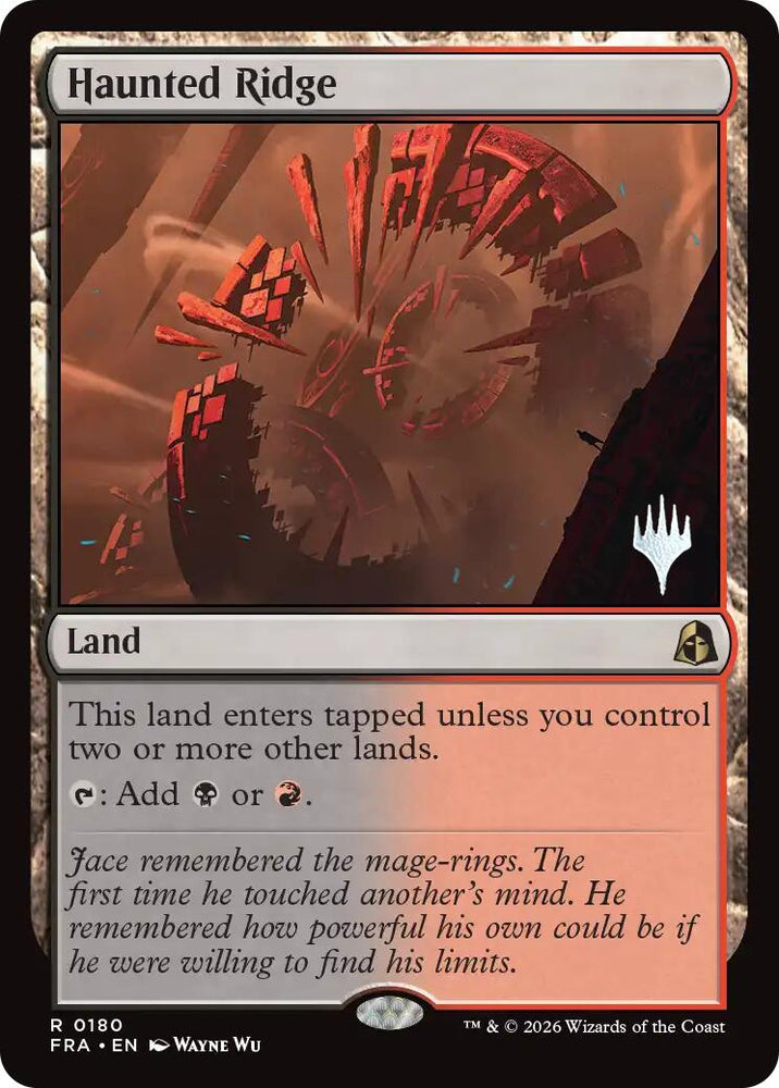 Haunted Ridge [Reality Fracture Promos] Magic: The Gathering