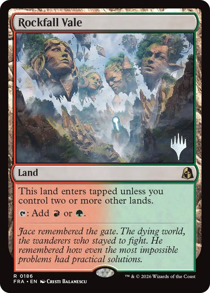 Rockfall Vale [Reality Fracture Promos] Magic: The Gathering