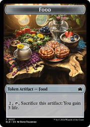 Food // Clue Token Double-Sided Token [Secrets of Strixhaven Tokens] Magic: The Gathering