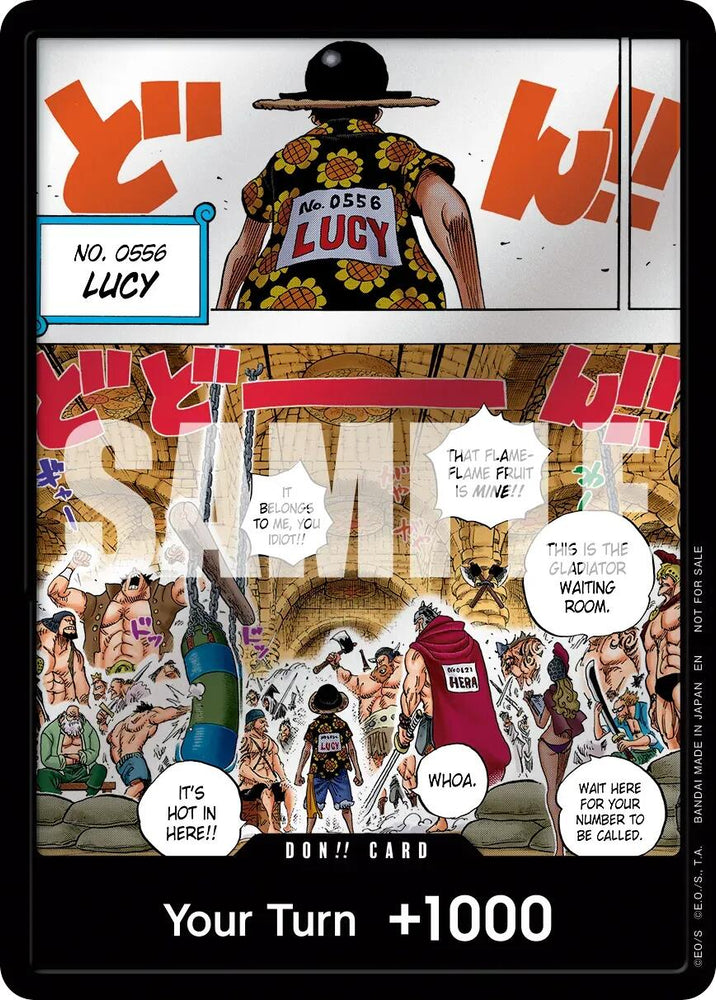 DON!! Card (Flame-Flame Fruit Coliseum) [One Piece Promotion Cards] Bandai