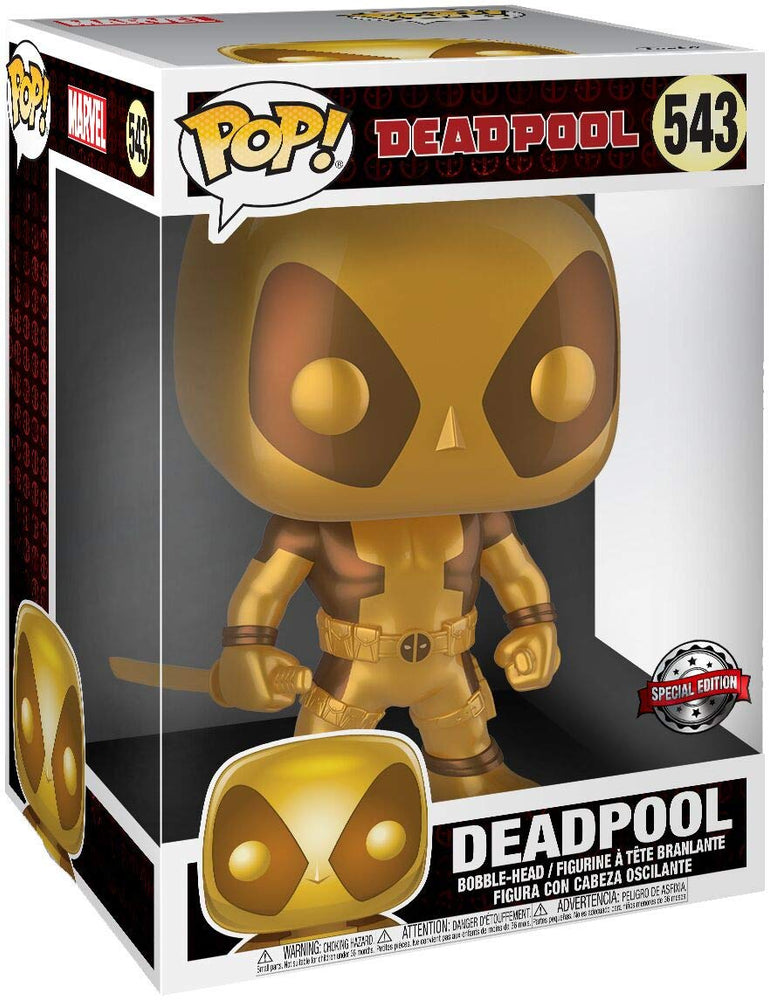 Deadpool (Two Swords) (Gold) (Metallic) (10-Inch) FUNKO