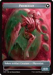 Phyrexian // Incubator Double-Sided Token [Reality Fracture Commander Tokens] Magic: The Gathering
