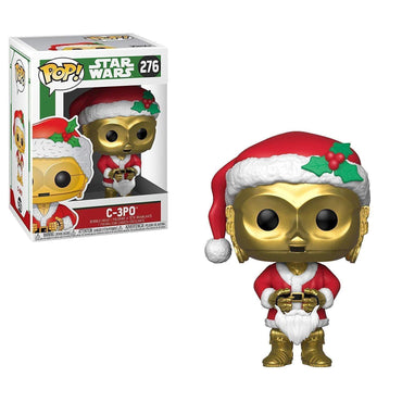 Funko Pop Star Wars: Holiday - Santa C-3Po Collectible Figure, Multicolor FUNKO
