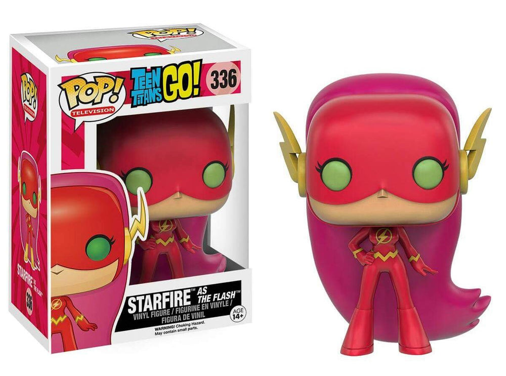 Funko DC Teen Titans Go! Funko POP! Television Starfire as The Flash Exclusive Vinyl Figure #336 FUNKO