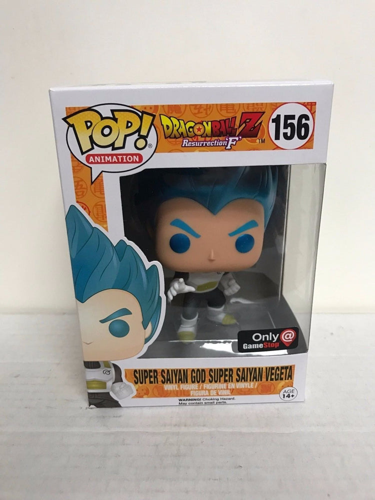 Funko Pop Dragonball Z Super Saiyan God Metallic Blue Vegeta Exclusive VInyl FIgure FUNKO