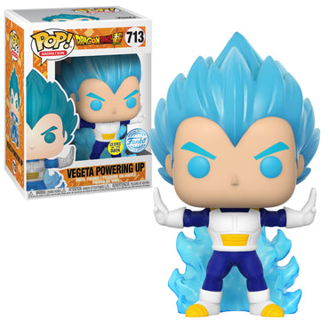 Funko Pop! Animation Dragonball Vegeta Powering Up Glow in Dark Exclusive #713 FUNKO