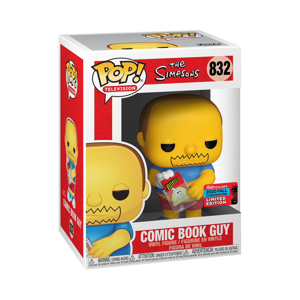Funko Pop! Animation: The Simpsons - Comic Book Guy - Collectible Vinyl Figure - Gift Idea - Official Merchandise - Toys for Children and Adults - TV Fans - Figure for Collectors FUNKO