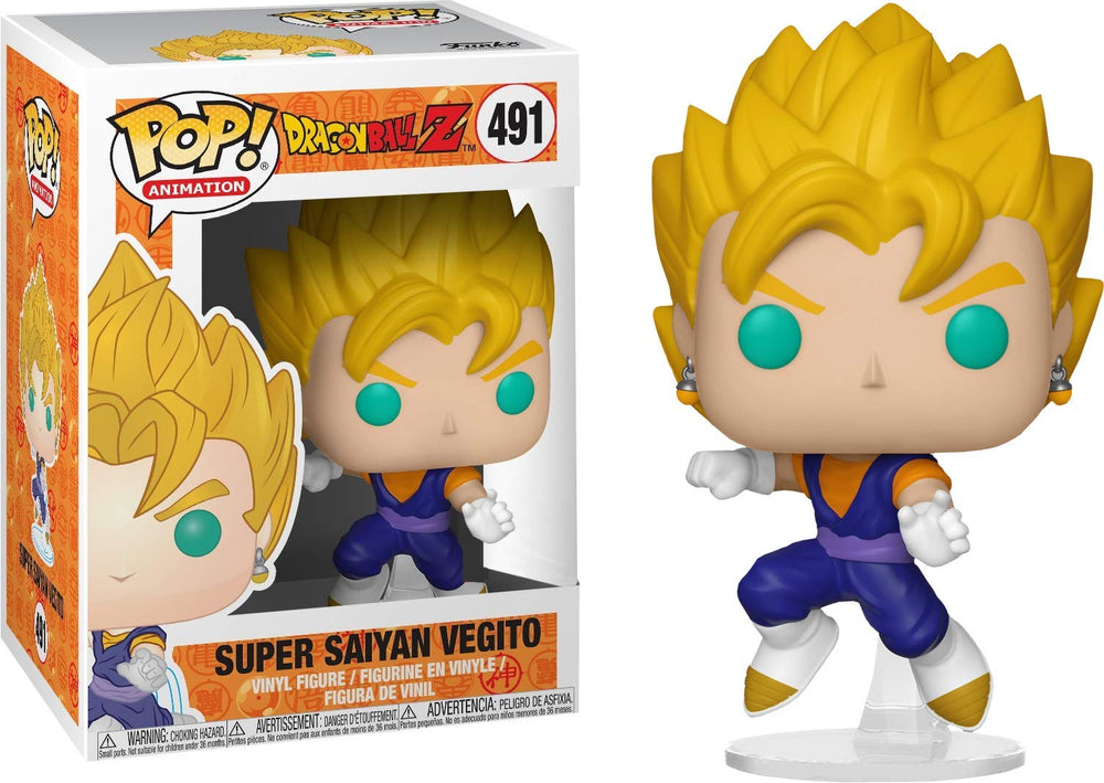 Funko Dragon Ball Z POP! Animation Super Saiyan Vegito Exclusive Vinyl Figure #491 FUNKO