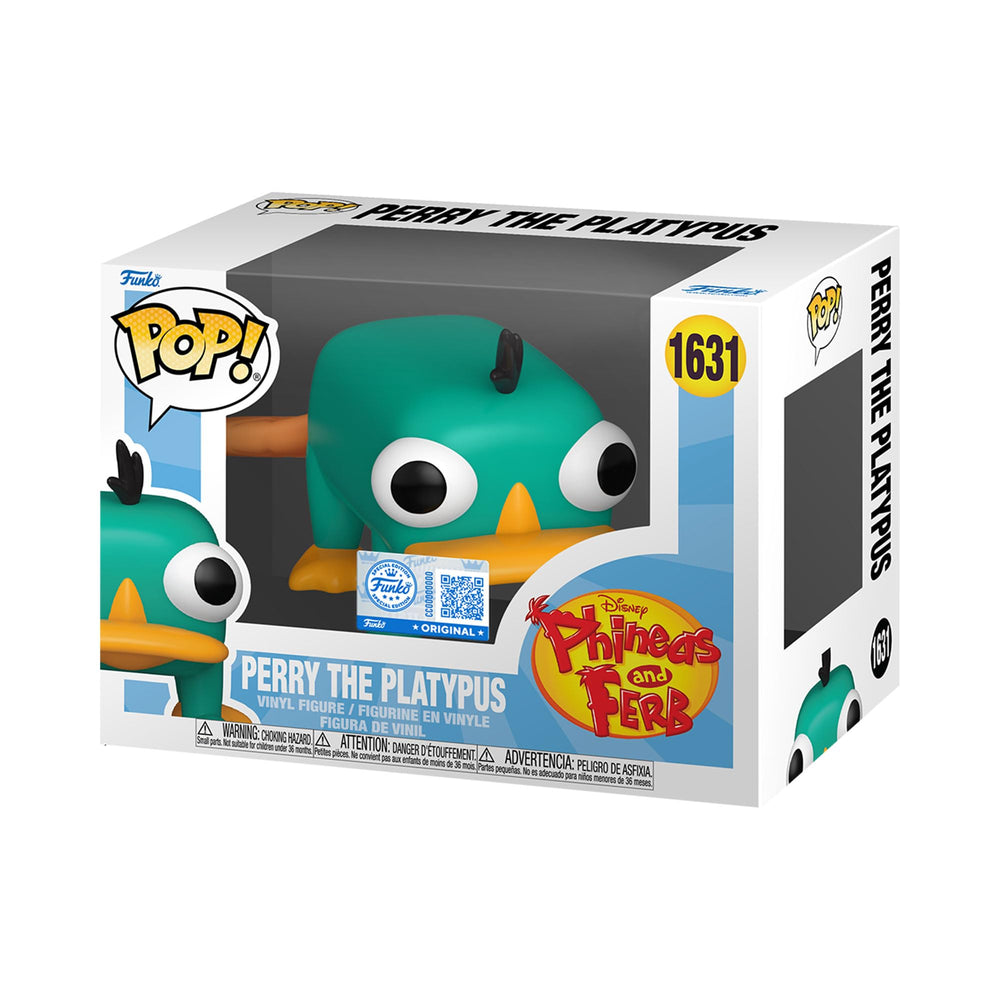 Funko Pop! Disney: Phineas and Ferb - Perry The Platypus - Phineas and Ferb - Collectible Vinyl Figure - Gift Idea - Official Merchandise - Toys for Kids & Adults - Anime Fans FUNKO